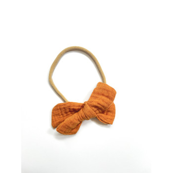 Bandita Moño Naranja Muselina