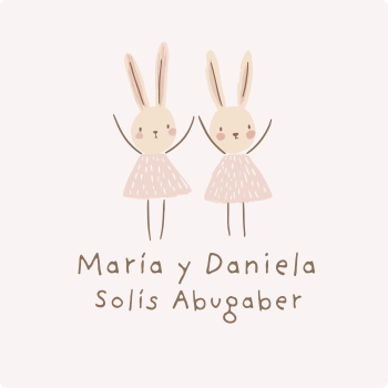 Sticker conejitas